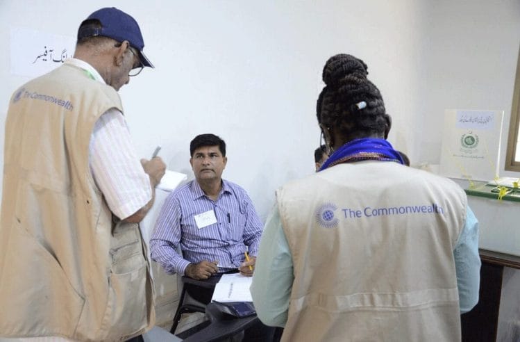 Commonwealth Observers Set for Pakistan’s Feb 8 Polls The Commonwealth group will be monitoring the elections in Pakistan.